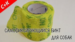 СПАСИБО ЗА ПОДПИСКУ! Самофиксирующийся бинт для собак.