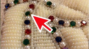 Слишком ярко. Или не слишком? Вышивка иконы Господь Вседержитель бисером с настилами из фетра день 4