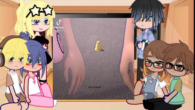 🎧🤍Реакция персонажей лбиск на ТТ 3/3🤍🎧 смотреть онлайн