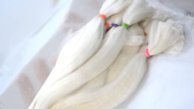 Wig Making for Dolls - Raw vs. processed alpaca fiber смотреть онлайн