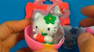 HELLO KITTY surprise eggs! Hello Kitty Play Set!