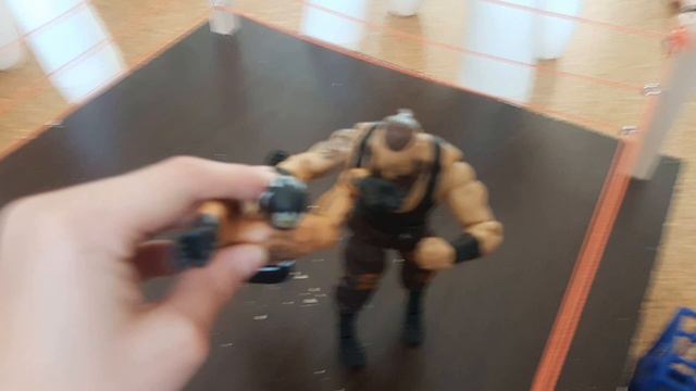 Rey Mysterio vs Braun Strowman action figure match for world heavyweight Championship