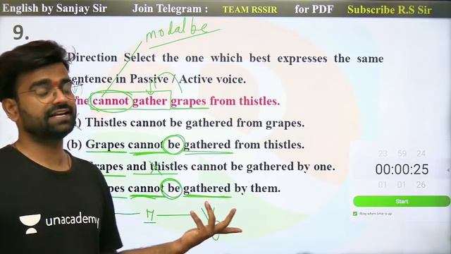 English Passive Voice #04 | AIRFORCE | NAVY | NDA  | CDS | COAST GUARD | Defence Exams | Sanjay Sir