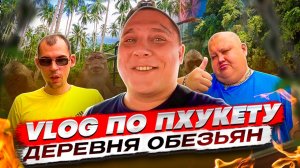 ДЕРЕВНЯ ОБЕЗЬЯН НА ПХУКЕТЕ! ПОСЕТИЛИ ПЛЯЖ Mai Khao Beach И ОБЗОР ТАЙСКОЙ ЕДЫ!