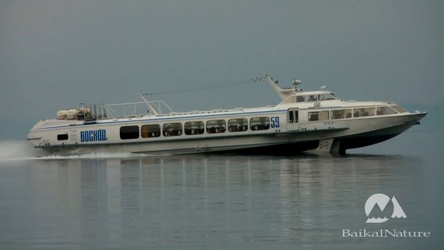 Voskhod boat, 2nd type of hydrofoil on Lake Baikal смотреть онлайн