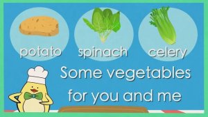 Vegetable Song  Songs for kids  The Singing Walrus