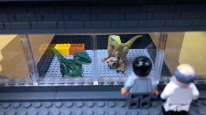 LEGO Dinosaurs of Jurassic World | Indominus Rex Attack - Stop Motion Animation
