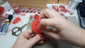 Мастер класс  вышиваем БРОШЬ Сердце  для начинающих