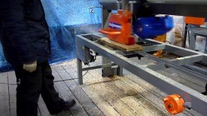 Кромкообрезной станок однопильный ПР-320М (упоры на барабанах)