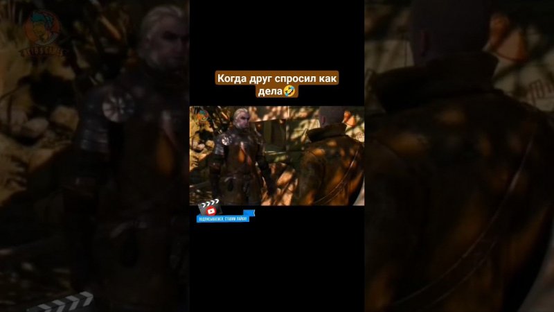 Спросил как дела#shorts #witcher3 #thewitcher3 #geralt #funnymoments #funnygamemoments #subscribe