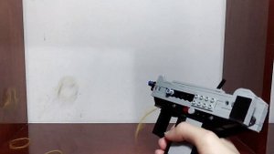 Lego Full-Auto Micro Uzi [Blowback-No Gear-Rubber Band Gun]