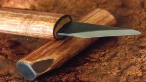 Японский нож косяк для резьбы по дереву из интернет магазина Стамескино