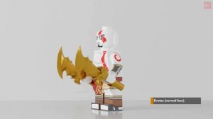 LEGO God of War 200507 - Portal to Olympus: God of War Throne Room (Custom Set)