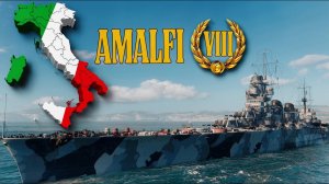 AMALFI Итальянский тяжелый крейсер 8 уровня в WOW. Один из ЛУЧШИХ! WORLD OF WARSHIPS / МИР КОРАБЛЕЙ