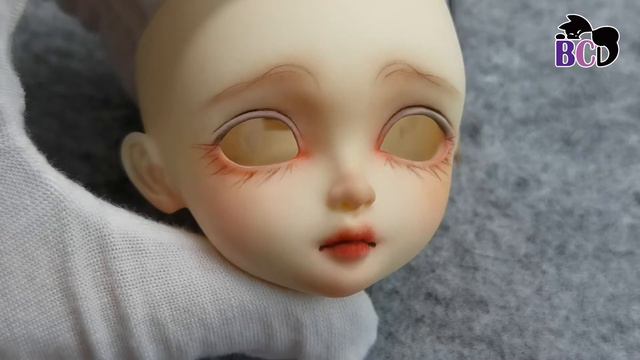 BJD Faceup Painting Timelapse [Comibaby Doll DuDu]paiting doll,doll makeover transformations