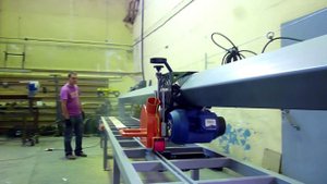 Кромкообрезной станок однопильный ПР-620М (упоры на барабанах)