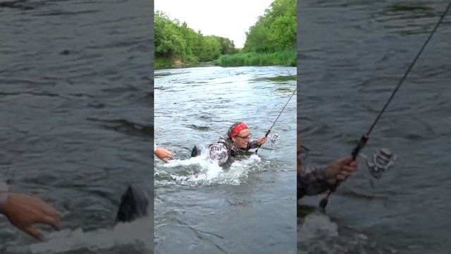 Чуть не утонула... #fishing #голавль #norstream