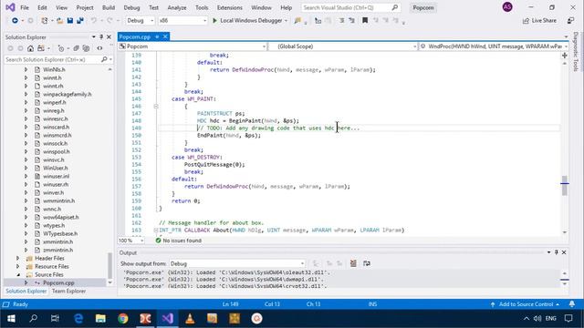 02 - Обзор шаблонного проекта созданного в Visual Studio. УРОКИ C++ и VISUAL STUDIO Александр Семенк