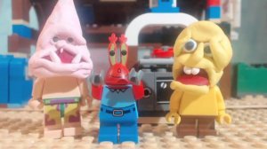 lego spongebob face freeze clip