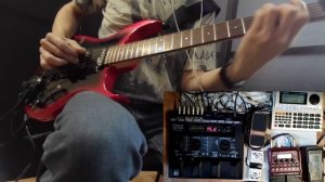 Roland GR-30 - тест работы модифицированного гитарного процессора видео №9.