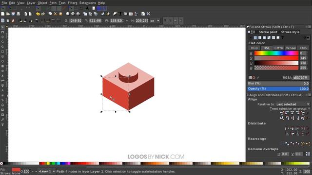 Inkscape Tutorial: Vector Lego Text смотреть онлайн