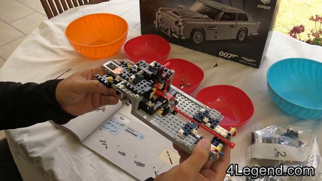 Présentation et montage de l'Aston Martin DB5 007 LEGO Creator - Part 1 - 4Legend.com смотреть онлайн