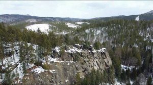 Витязь. Лыжный переход от станции "Трудный" до станции "Орлёнок" через скальник Витязь.