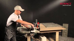 инструкция по обработке искуственного акрилового камня LG HI-MACS