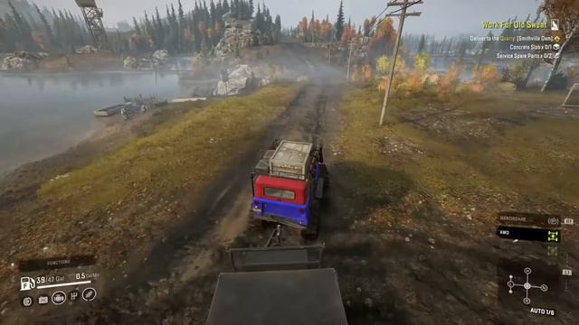 Snowrunner | Black River Walkthrough | Episode #8 | Testing the Scout 800