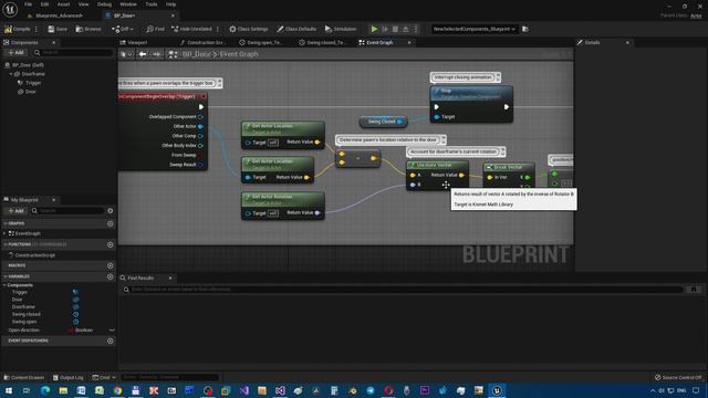 16 - Открывающаяся дверь. ОСНОВЫ BLUEPRINTS Unreal Engine 5 Александр Семенко