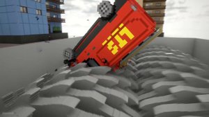 Big & Small Cars Falls Off Building Into Giant Shredder | Teardown