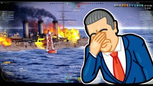 Прохождение World of Warships (WOW) Японский КрейсерTenryu. Позор а не бой