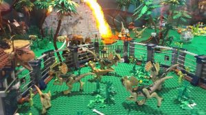 LEGO Jurassic World Diorama - 45.000 Bricks - MOC