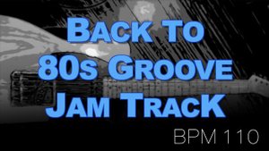 Am Back to 80s DIsco Funk Groove Backing Track in A minor