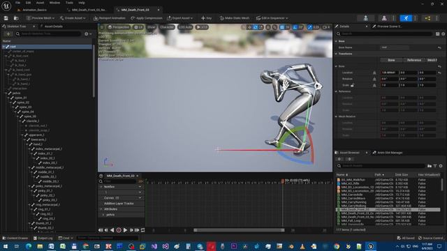 02 - Рутовая и не рутовая анимация. ОСНОВЫ АНИМАЦИИ в Unreal Engine 5 Александр Семенко