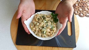 Вкусная закуска из белой фасоли Это просто приготовить