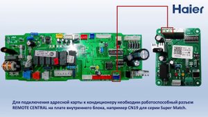 Адресная карта (адаптер) YCJ-A002 для кондиционеров Haier