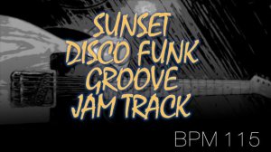 80s Sunset Disco Funk Backing Track in Bb Minor (1)