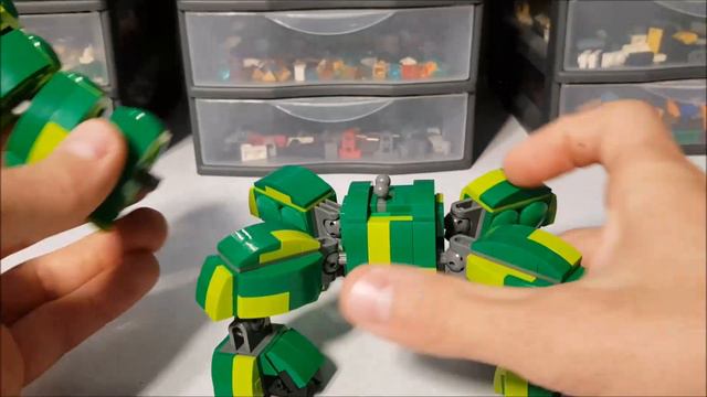 I made a LEGO Minecraft Creeper but it's a Kaiju смотреть онлайн