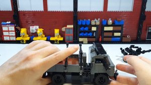 LEGO:  самоделка Газ-66 "шишига". лего грузовик #lego #газ66  #шишига