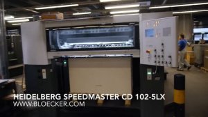 Heidelberg Speedmaster CD 102 5LX, year 2004  - used offset printing machine