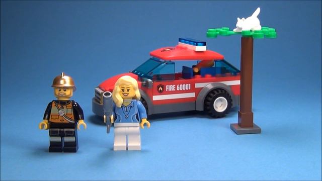 LEGO Fire Chief Car LEGO City 60001 Review - BrickQueen смотреть онлайн