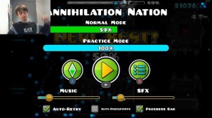 VERY HARD WAVES! - ANNIHILATION NATION COMPLETE - Geometry Dash #281