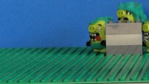 lego Angry Birds TOONS: green pig soup