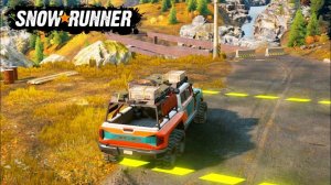 Ремонт моста в горах, в Мичигане ► SnowRunner #1