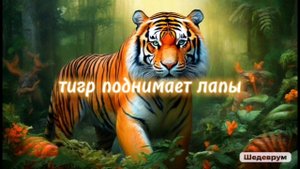 Тигр поднимает лапы #игрыпятизверей #цигун #цигунонлайн