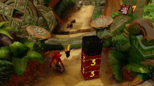 Crash Bandicoot  - Колёса Джунглей - 2 уровень