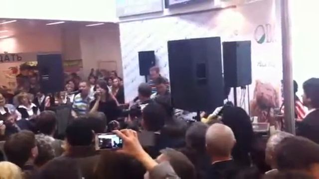 Виктор Рыбин и Наталья Сенчукова на Продэкспо 2012