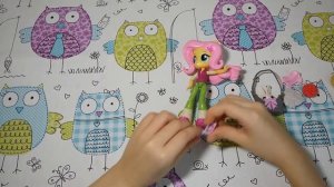 Флаттершай пижамная вечеринка - обзор набора Май Литл Пони (Equestria Girls Minis)