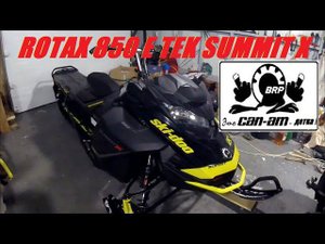 ROTAX 850 E TEK SUMMIT X,ЧИСТКА РЕЙВ КЛАПАНОВ